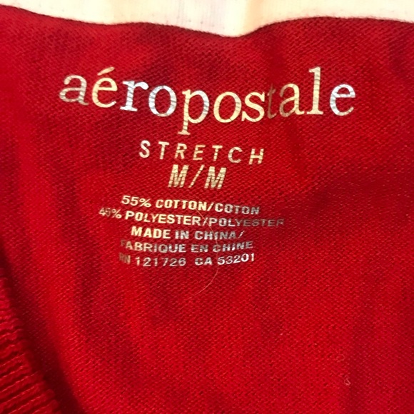 💗Aeropostale Red Sweater, M💗 - Picture 3 of 4